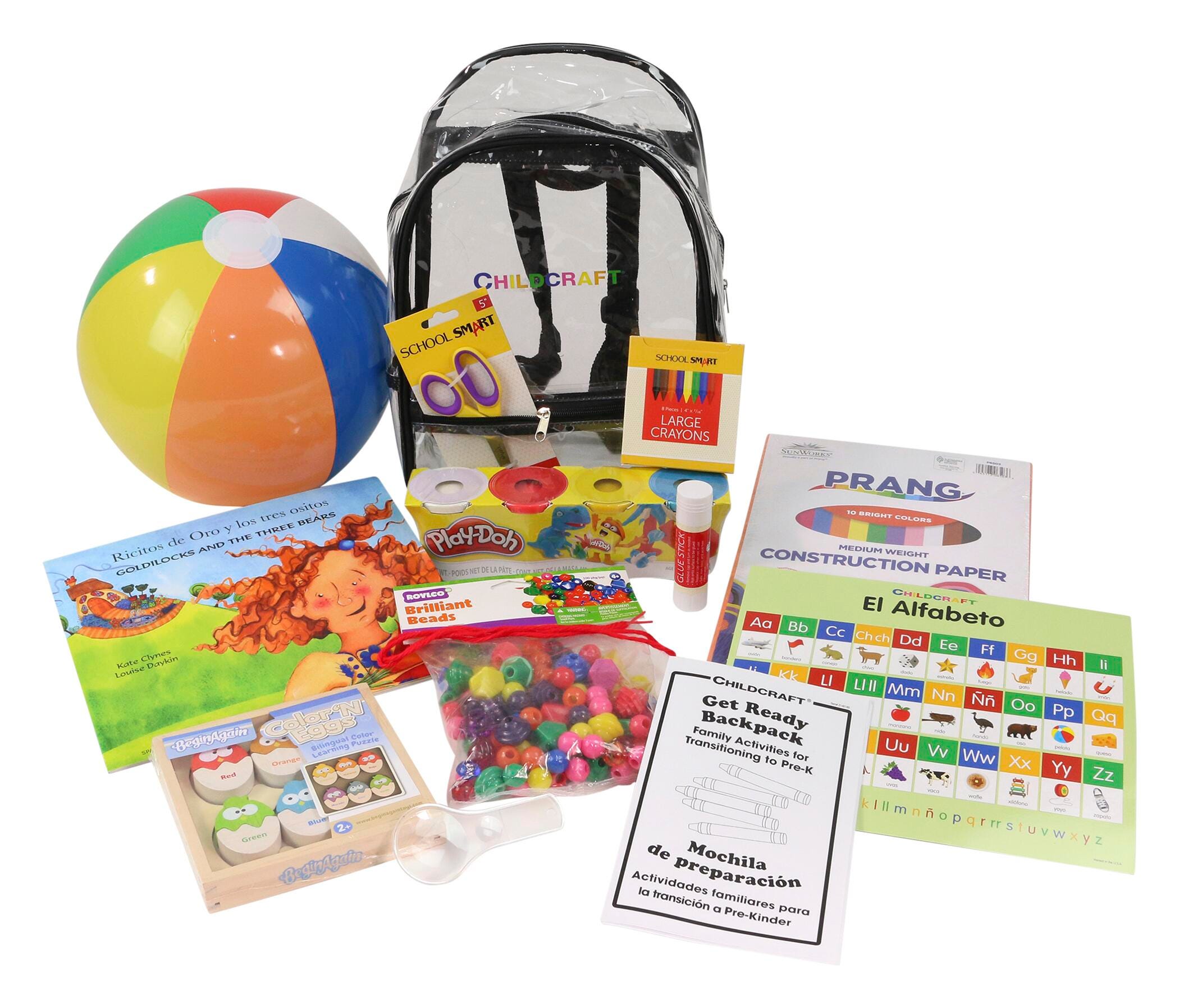 Childcraft Pre-K Readiness Backpack, Bilingual 2146189